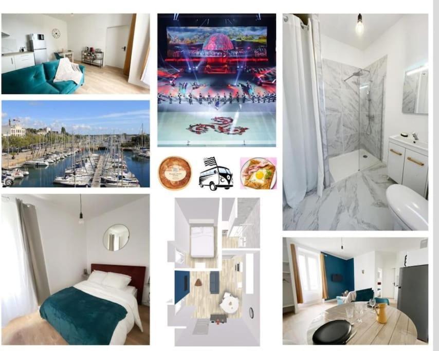 Lorient T2 , Hypercentre , Fibre ,Gare Apartment Exterior foto